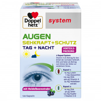 DOPPELHERZ Augen Sehkraft+Schutz system Kapseln