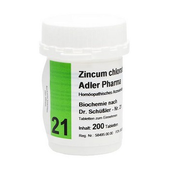 BIOCHEMIE Adler 21 Zincum chloratum D 12 Tabletten