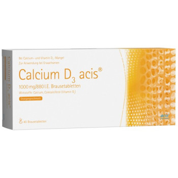 CALCIUM D3 acis 1000 mg/880 I.E. Brausetabletten