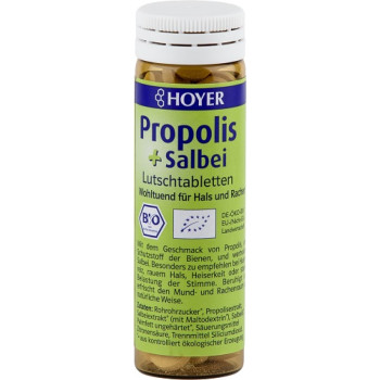 HOYER Propolis & Salbei Lutschtabletten