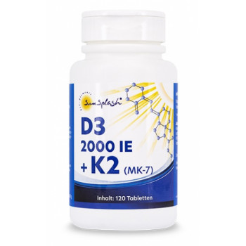 SunSplash D3 2.000 I.E. + K2 (MK-7)