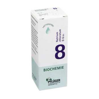 BIOCHEMIE Pflüger 8 Natrium chloratum D 6 Tropfen