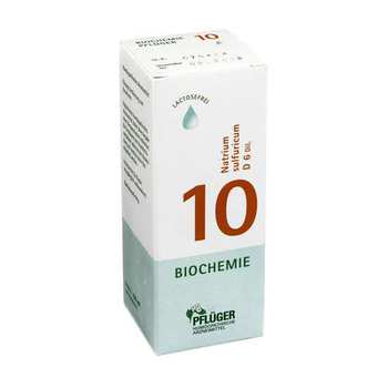 BIOCHEMIE Pflüger 10 Natrium sulfuricum D 6 Tropf.