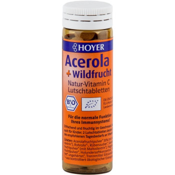 ACEROLA & WILDFRUCHT Vitamin C Lutschtabletten