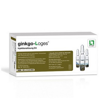 GINKGO-LOGES Injektionslösung D 4 Ampullen