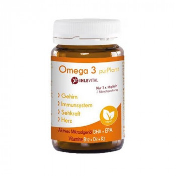 IHLEVITAL Omega 3 DHA+EPA vegan Weichkapseln