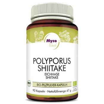 POLYPORUS SHIITAKE Pilzpulver-Kapseln Bio