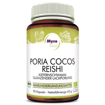 PORIA COCOS-Reishi Pilzpulver-Kapseln Bio