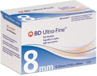 BD ULTRA-FINE Pen-Nadeln 8 mm 31 G