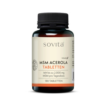 SOVITA MSM Acerola Tabletten