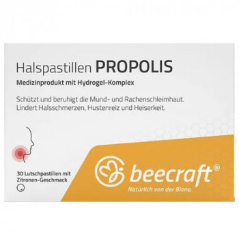 BEECRAFT Propolis Halspastillen (Nachfolger: BEECRAFT Halspastillen Propolis PZN: 18117323)