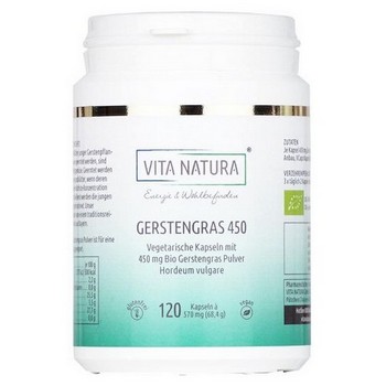 BIO GERSTENGRAS 450 mg Vegi-Kapseln