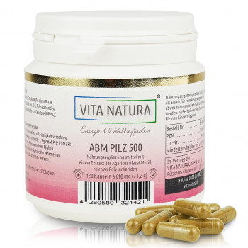 AGARICUS BLAZEI Murill ABM 500 mg Vegikapseln