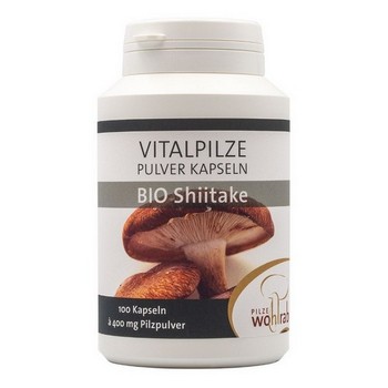 SHIITAKE BIO Pulver Kapseln