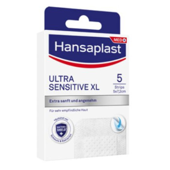 HANSAPLAST Ultra Sensitive Wundverband 5x7,2 cm XL