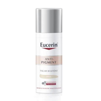 EUCERIN Anti-Pigment Tag getönt hell LSF 30