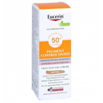 EUCERIN Sun Fluid Pigment Control LSF 50+ mittel