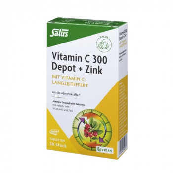 VITAMIN C 300 Depot+Zink Salus Tabletten