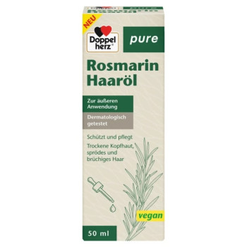 DOPPELHERZ Rosmarin Haaröl pure