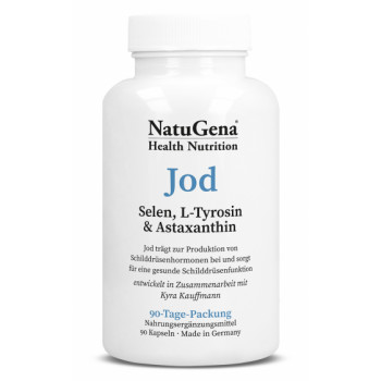 JOD+SELEN+L-Tyrosin+Astaxanthin vegan Kapseln
