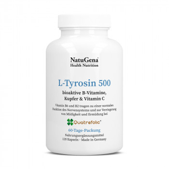 L-TYROSIN 500 B-Komplex+Kupfer+Vitamin C Kapseln
