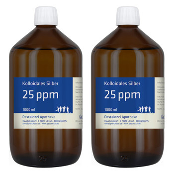 Kolloidales Silber (Silberwasser) 25 ppm