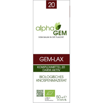 AlphaGem GC 20 GEM-LAX biologisches Knospenmazerat